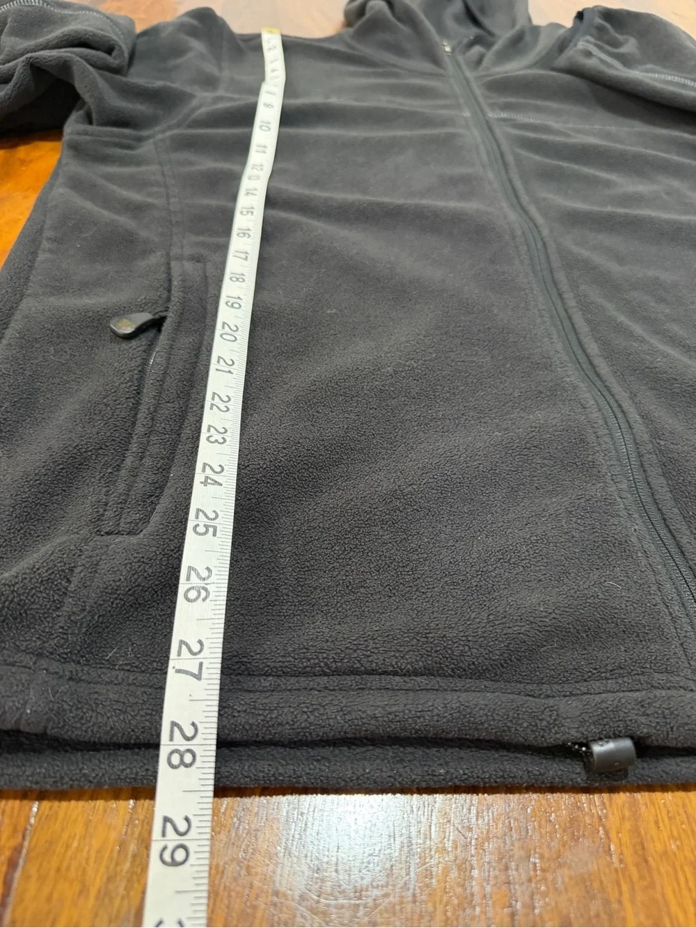 Columbia Black Full-Zip Hooded Fleece Jacket